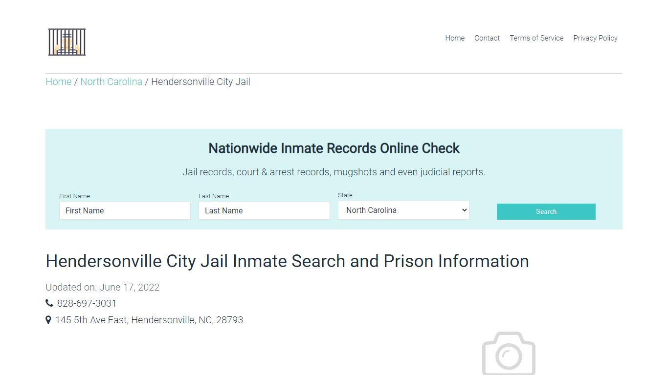 Hendersonville City Jail Inmate Search, Visitation, Phone ...